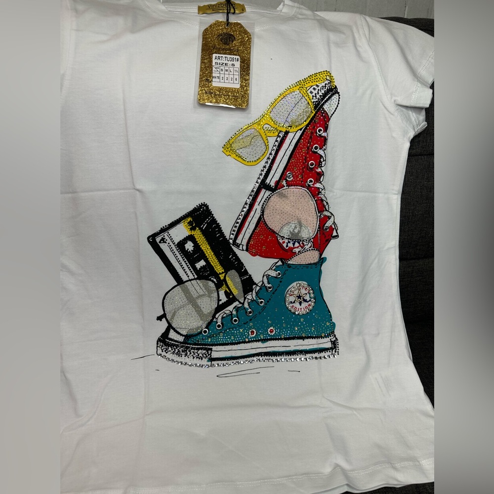 new printed t-shirt sizes s m l